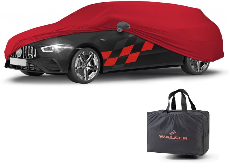 Autoplane Indoor Stretch Plus, PKW-Abdeckplane Kombi Größe L rot