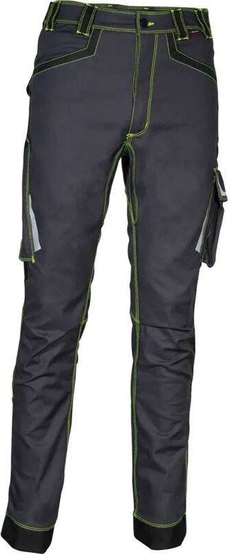 Arbeitshose BARRERIO - Anthrazit/Limette 3XL - FR (56) - EU (62)