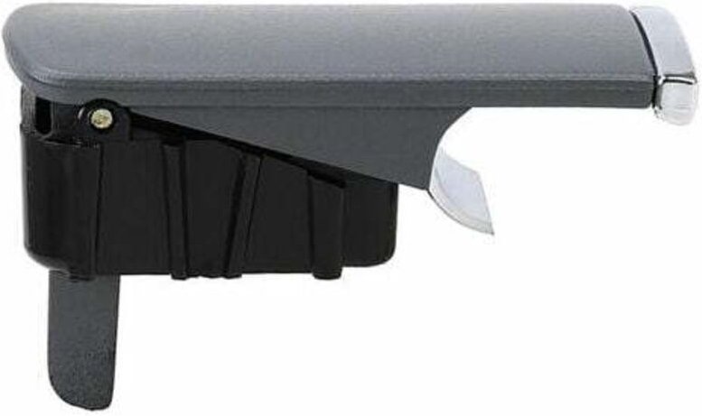 Handschuhfach-Schlossabdeckungsgriff ohne Schließzylinder Ersatz für Audi A4 B6 B7 Beige 8E1857131A, Grau