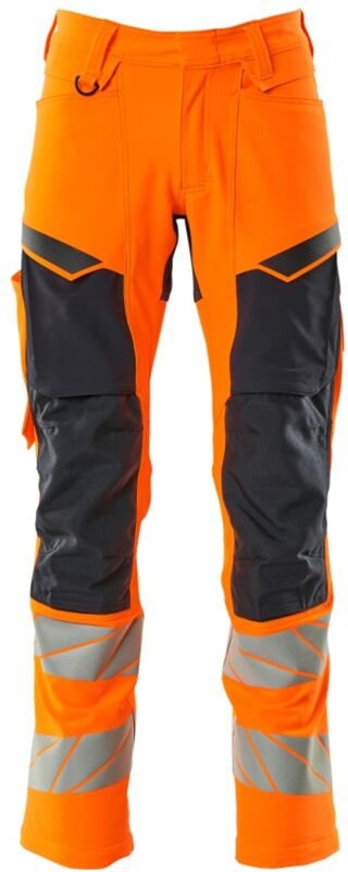 Accelerate safe Warnschutz-Stretchhose 19479 Gr. 76C54 hi-vis orange/schwarzblau - Mascot