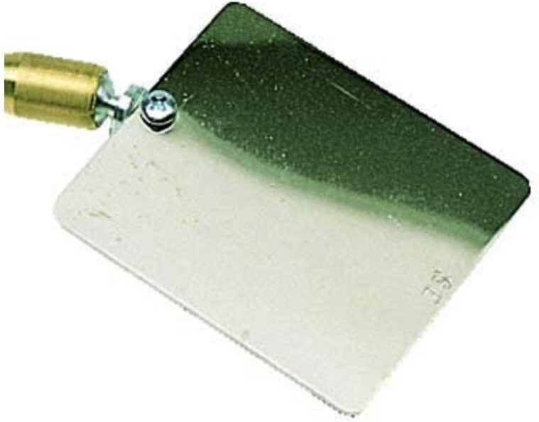 Schwenkbarer Spiegel für Schweißer