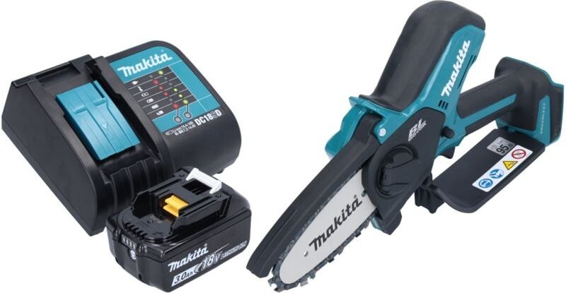 Bricoline - Makita duc 101 SF01 Akku Astsäge 18 v 10 cm Brushless + 1x Akku 3,0 Ah + Ladegerät