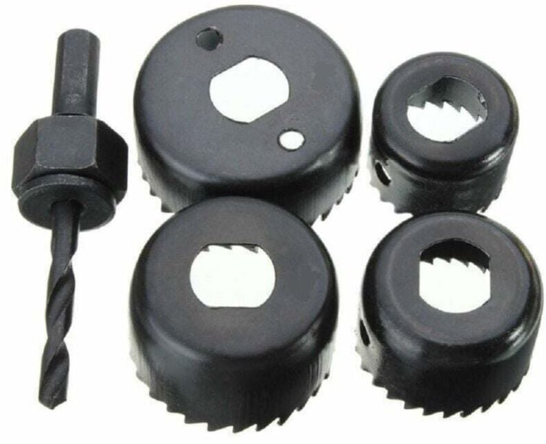 5-teiliges Lochsägen-Bohrer-Set, Kreislochsäge für Holz und Kunststoff - - Ymyny