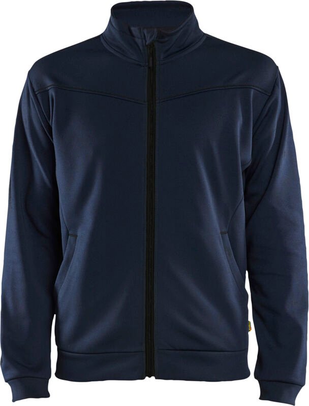 Arbeits-Sweatshirt mit Reißverschluss 3362 - Dunkelmarine/Schwarz XXXL