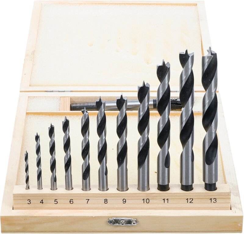 Holzbohrer- / Zentrumbohrer-Satz 14-tlg.