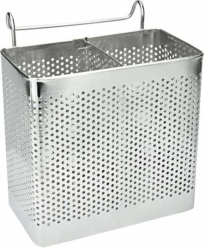 Küchenbesteck-Abtropfgestell, Besteckkorb, Besteckhalter, Edelstahl-Spülen-Organizer, zum Aufbewahren von Küchenutensili...