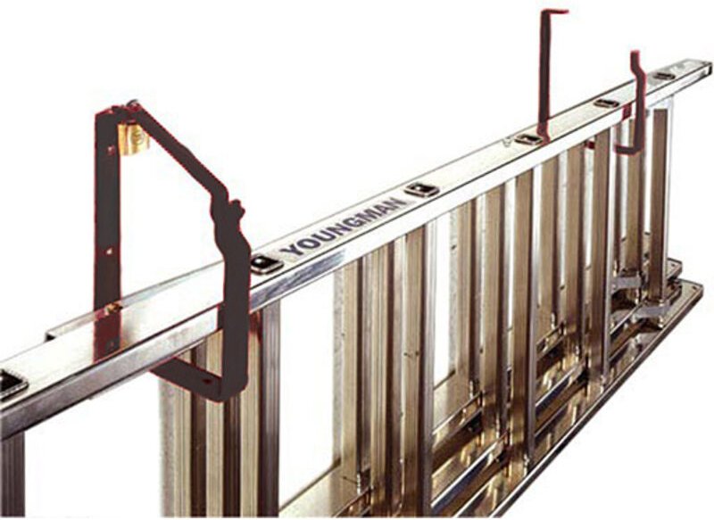 Wandhalterung zum sicheren Aufbewahren und Befestigen Ihrer Leiter an der Wand - Paarweise erhältlich - 315898