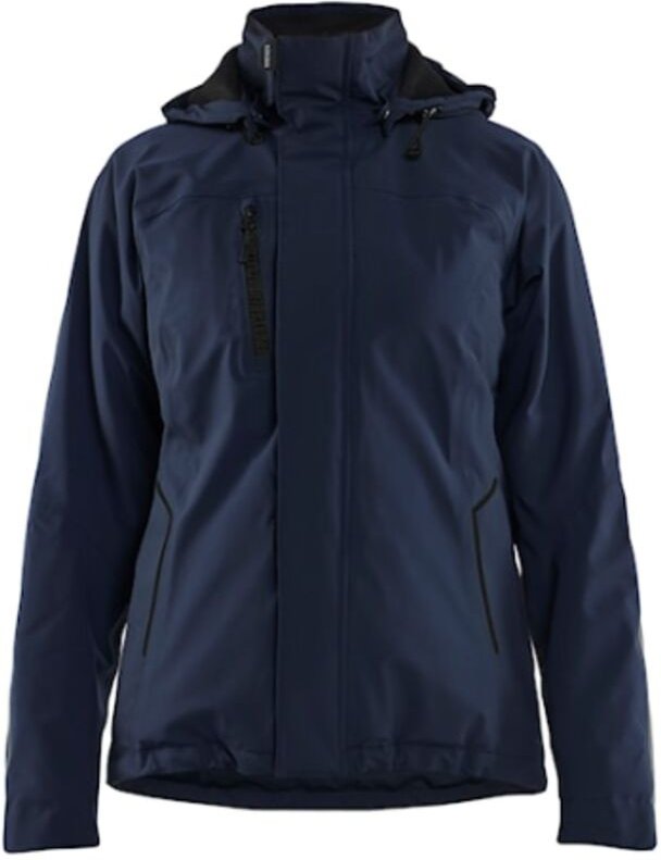 Arbeitsjacke Hardshell-Stretch doppellagig Damen 4408 - Dunkelmarine/Schwarz XXL