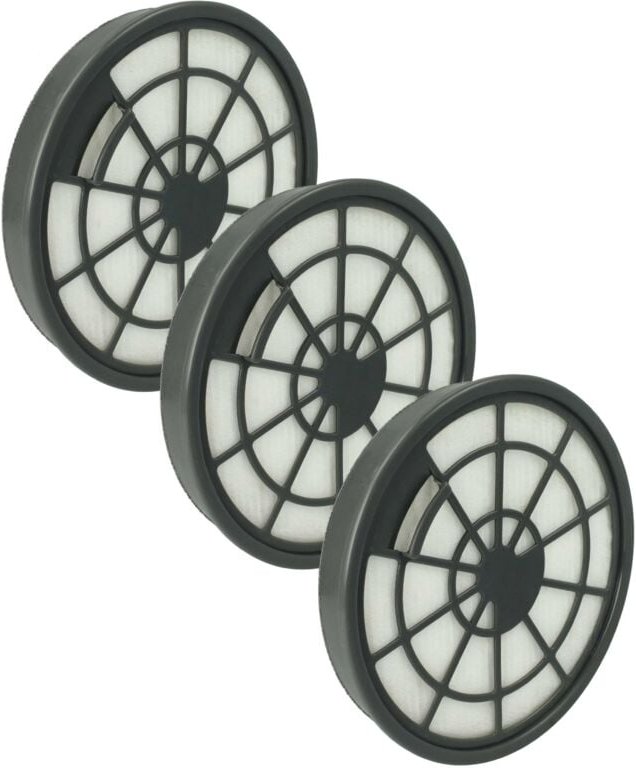 Filterset 3x Staubsaugerfilter Ersatz für Dirt Devil 2620002 für Staubsauger - hepa Filter Allergiefilter - Vhbw