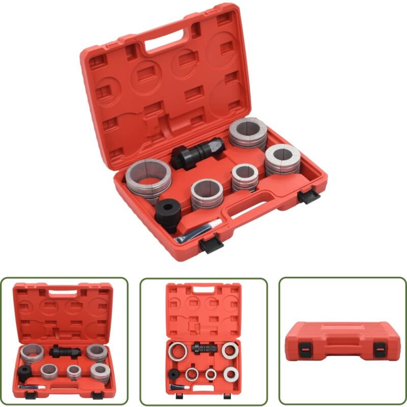 The Living Store 8-tlg. Rohraufweiter-Set Kohlenstoffstahl und Aluminium - Rohraufweite - Rohrverbindung - Auspuffrohr -...