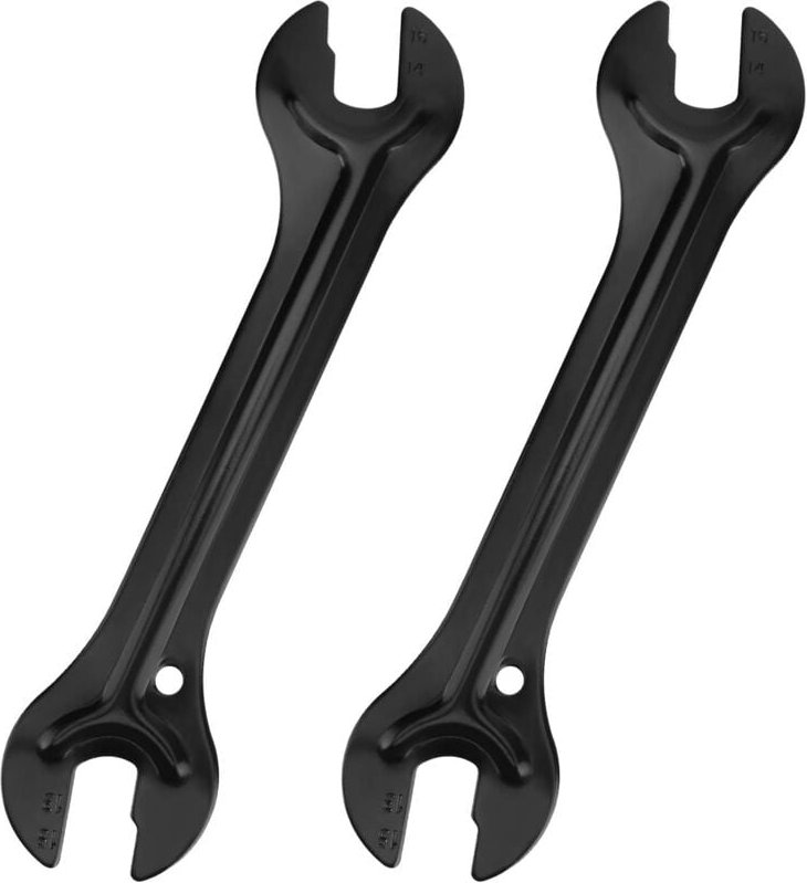 2-teiliger 4-in-1-Kegelschlüssel, 13/14/15/16 mm Kegelschlüssel, Fahrrad-Reparaturwerkzeug/Radschlüssel/Reparaturschlüss...