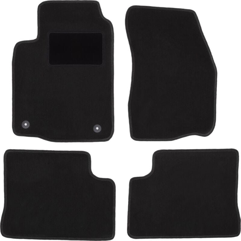Schwarze Veloursmatten für: Mitsubishi Colt V / CJO Fließheck (1996-2003)