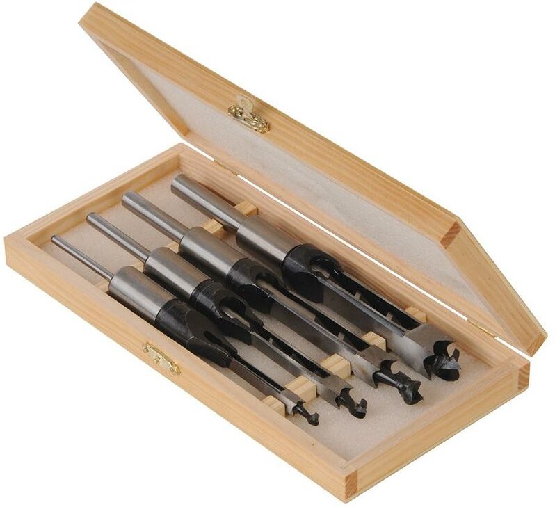 Vierkant-Stemmbohrer, 4-tlg. Satz 6–16 mm