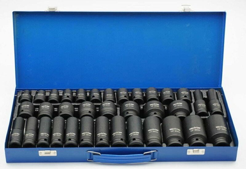 ADLER KRAFT-STECKSCHLÜSSEL 35-tlg. 1/2" AD35-KD