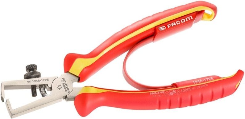 Facom - Abisolierzange - 170 mm Isoliert 1000 Volt - 194A.17VE