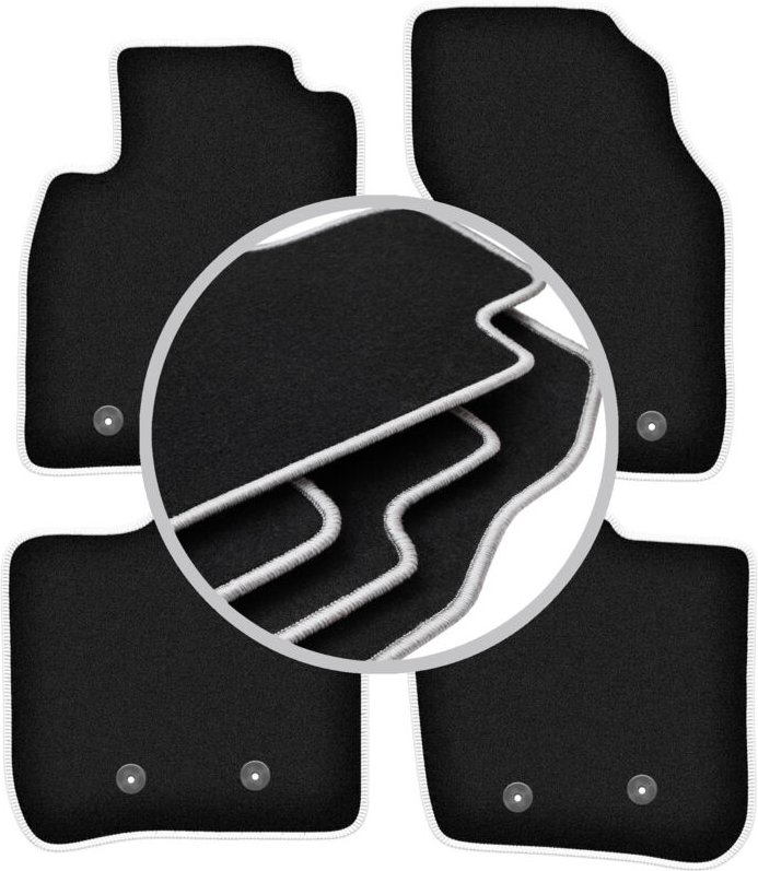 CARLUX-SILVER Autofußmatten für: Volvo S40 I Limousine (1995-2004)