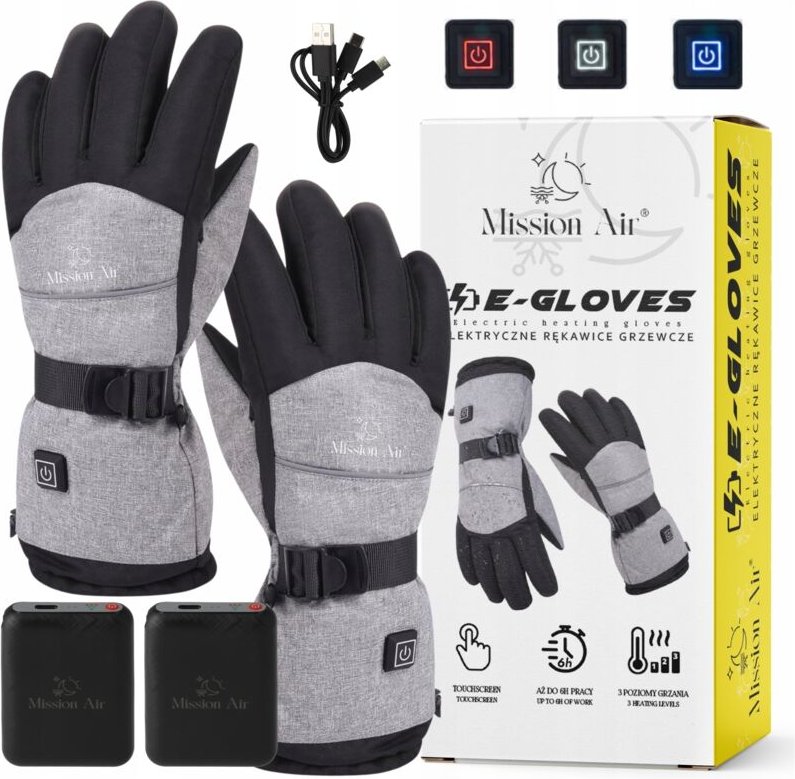 E-GLOVES beheizte Handschuhe (+ POWERBANKI)