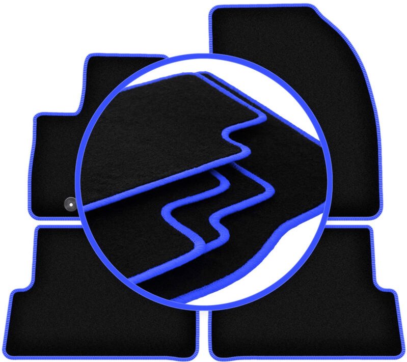 CARLUX-BLUE Autofußmatten für: Ford Kuga MK1 SUV (2008-2011)