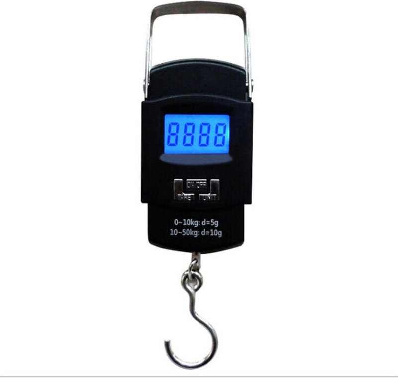 Shining House - 110 lb/50 kg LCD-Digitalwaage für Gepäck, Koffer, elektronische Waage, Digitalwaage, Reisewaage, Post-An...