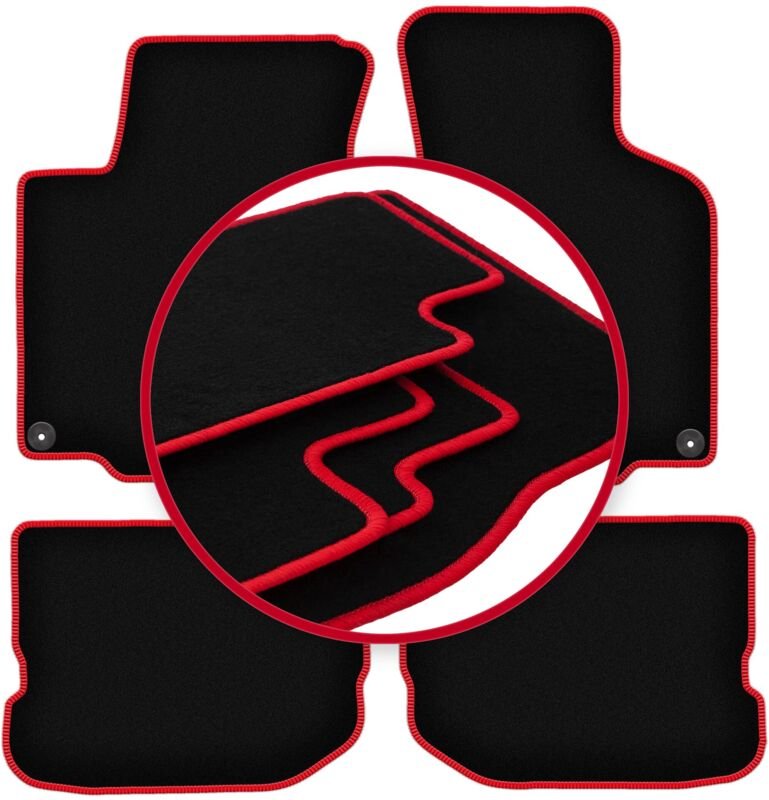CARLUX-RED Autofußmatten für: Seat Leon I Fließheck (1999-2005)