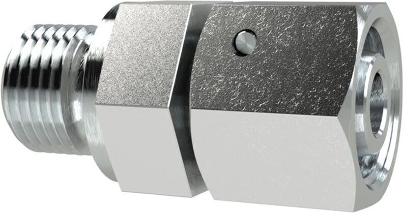 Einst.-Ger.-Einschraubvers., M33x2,0a., Rohr-AØ28mm, Stahl verz. - Riegler