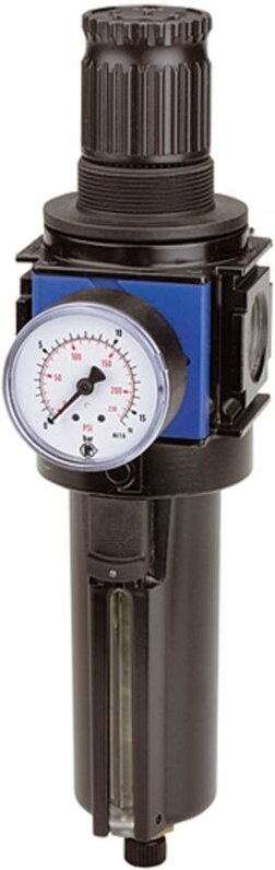 Filterregler »variobloc«, Metallbehälter, Sichtrohr, bg 1, g 3/8 - Riegler