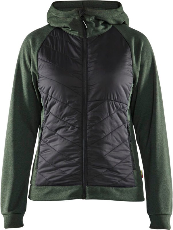 Hybrid-Arbeitsjacke für Damen 3464 - Dunkelgrün/Schwarz XL