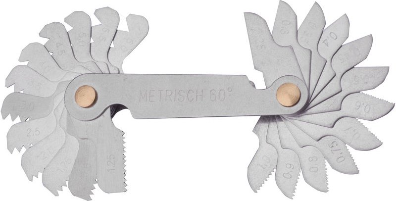 Gewindeschablone 24 Blatt Metrisch - GSR