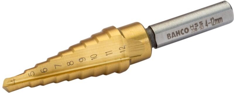 Stufenbohrer für Metallbleche, 4 mm - 12 mm - Bahco