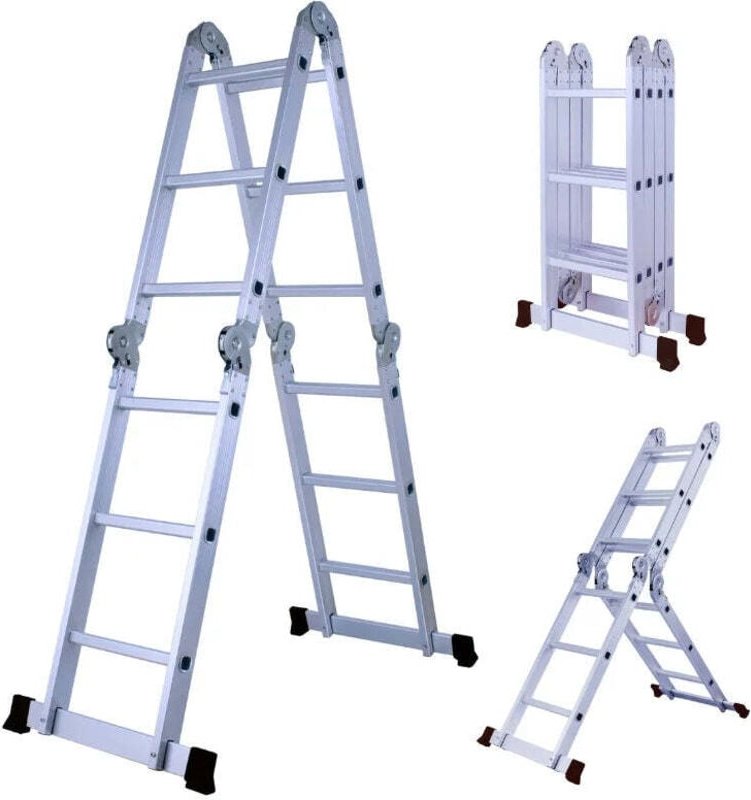 Hg 5002 multi orientierungs aluminium klappleiter - Herzberg