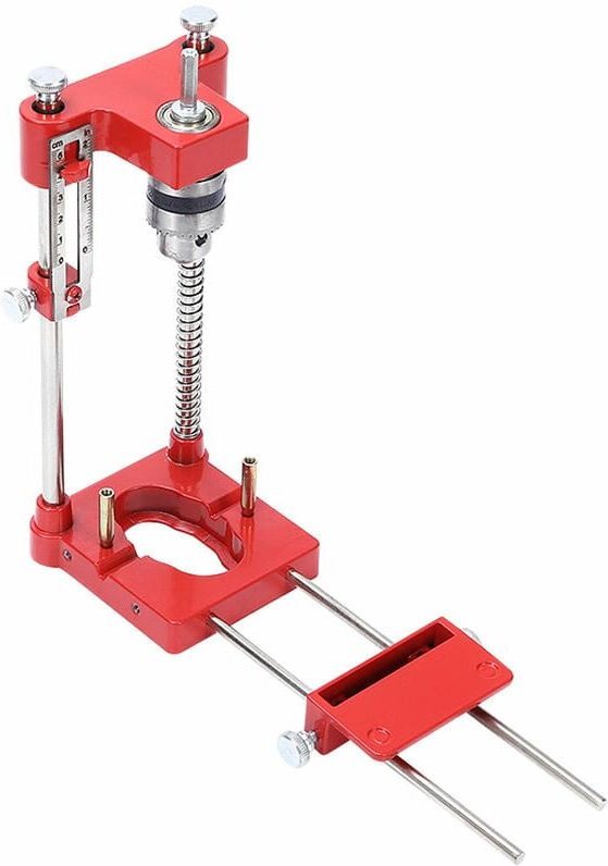 Alovez - Bohrersucher, tragbare Bohrwerkzeugführung, Präzisions-Bohrersucher, Stahl-Schreiner-Holzbearbeitungswerkzeug-V...