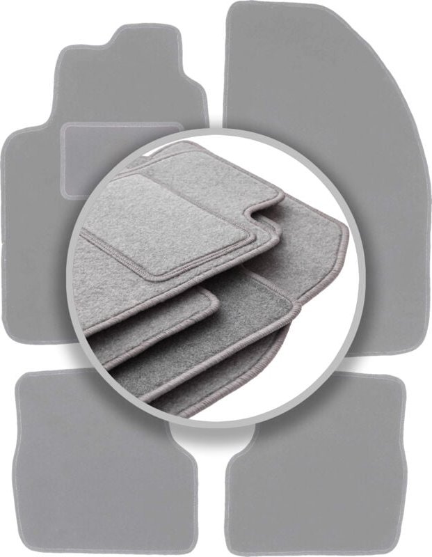 Graue Autofußmatten für: Alfa Romeo 166 Limousine (1998-2009)