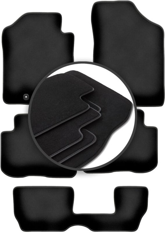 Premium-Fußmatten für: Kia Carens III 7-Sitzer (2006-2010)