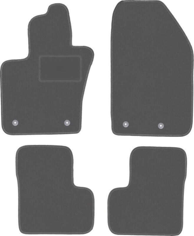 Graphit-Fußmatten für: Fiat 500X Crossover (2014-2018)