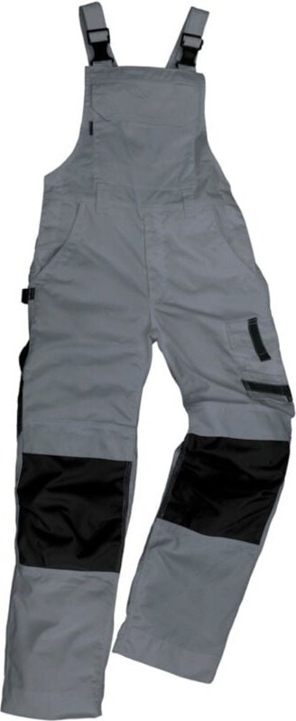 Excess Arbeitslatzhose Champ, Gr. 52, grau/schwarz