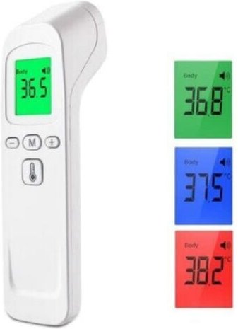 Thumbnail - Das medizinische Infrarot-Stirnthermometer kommt mit der Oberfläche der Person (Erwachsener, Kind, Neugeborenes) und dem...