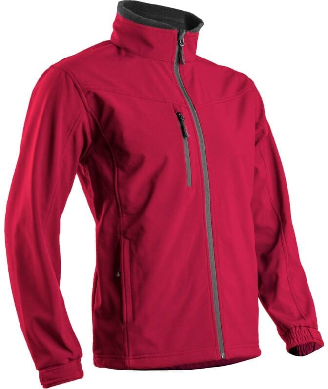 Thumbnail - Arbeitssoftshelljacke YANG II - Rot L - 48/50