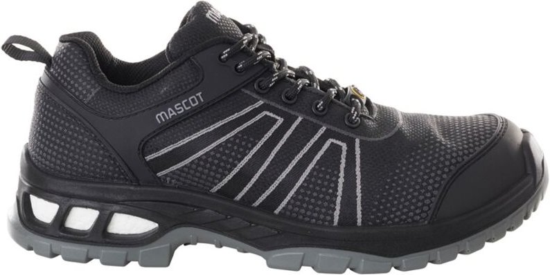 Mascot MASCOT® FOOTWEAR ENERGY Sicherheitshalbschuh S1P ESD SRC DGUV Gr.45 schwarz/anthrazit