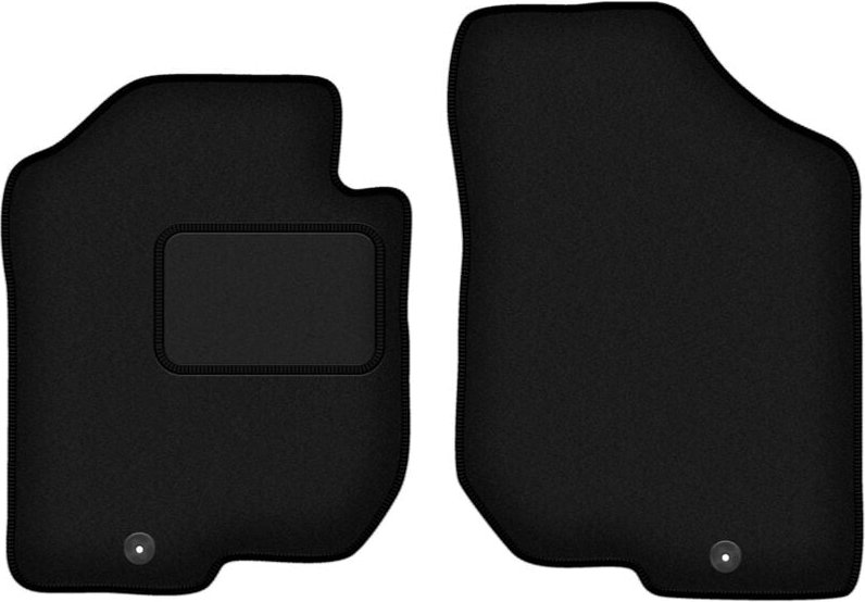 Vordere Matten schwarz für: Kia Carens III Minivan (2006-2010)