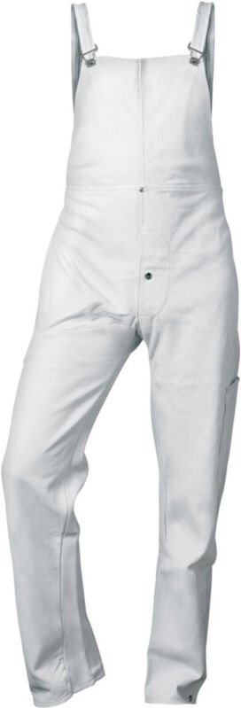 Craftland - protection Schweißerlatzhose,Vollled er,Gr.XXL,natur