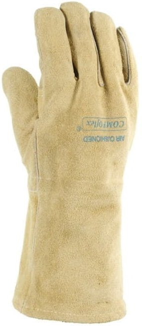 Schweißerhandschuhe Bucktan Gr.XXL (10,5) gelb Leder EN388,EN12477,EN1149-2 5PA - Weldas