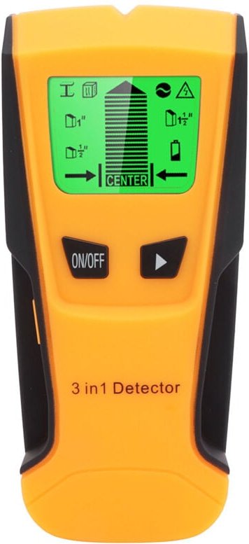 Jeffergarden TH210 3-in-1-Wandscanner Mental Detector Elektronischer Bolzensucher mit LCD-Display