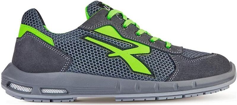 Sicherheitsschuhe niedrig GEMINI ESD PLUS S1P SRC - Grau / Limettengrün 40