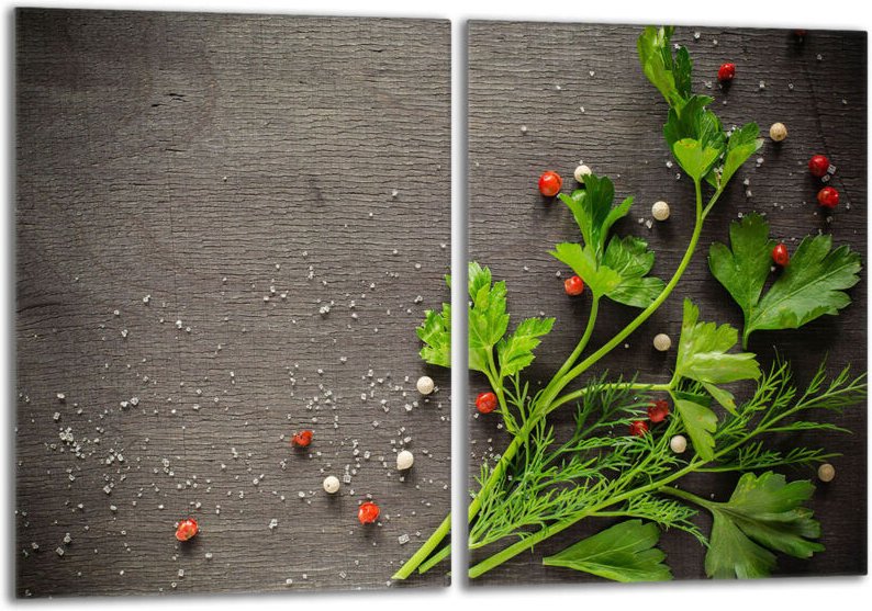 Glasschutzplatte für den Herd 2x40x52 Pepper