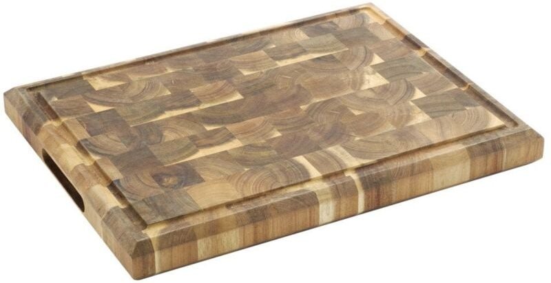 Schneidebrett Akazie 34 x 24,5 x 3,8 cm geölt