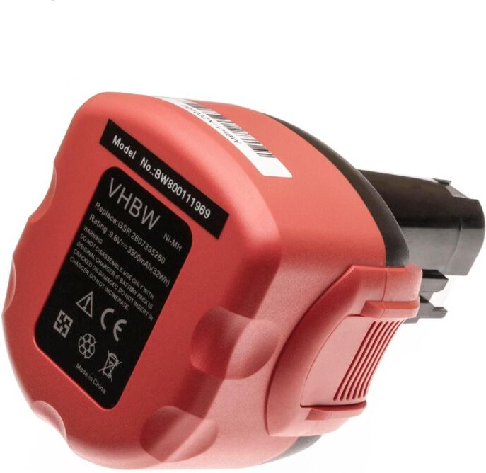 Vhbw - 1x Akku Ersatz für Bosch 2 607 335 707, BAT119, BAT100, BAT048, BAT0408, 2607 335 682 für Werkzeug (3300 mAh, NiM...