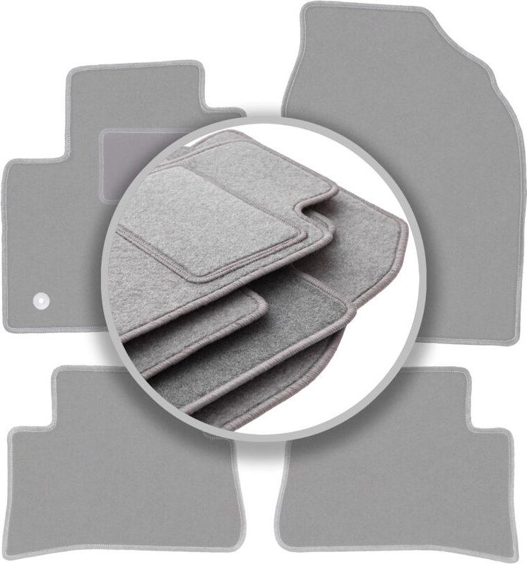 Graue Automatten für: Toyota C-HR Hybrid Crossover (2016-)