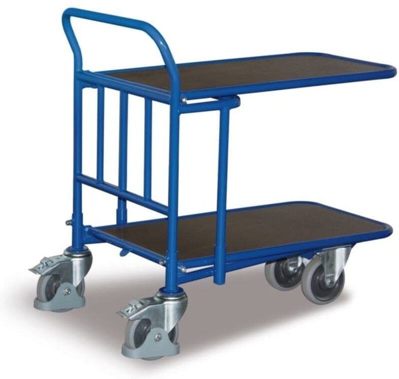 VARIOfit CC-Wagen mit 2 Ladeflächen 1030x700mm aus Siebdruckplatten