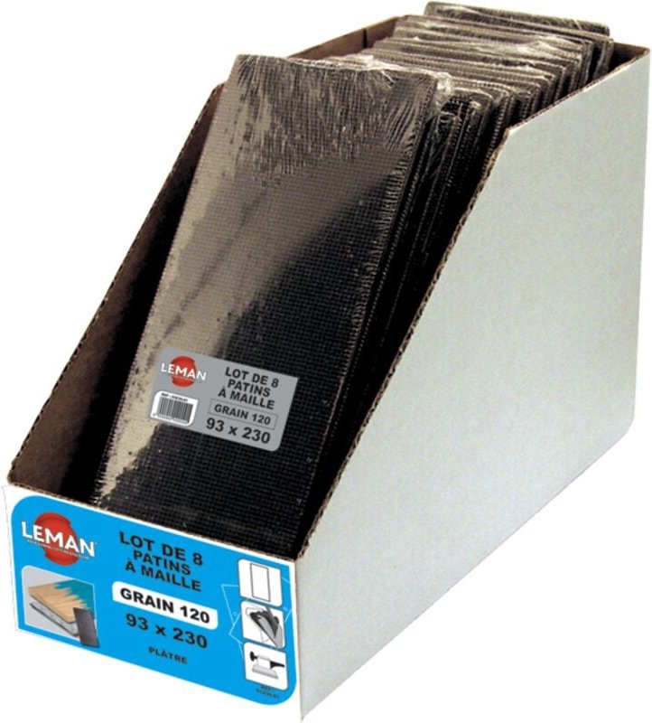 Thumbnail - Klammerzange Gitter Classic Packung mit 15 Stück Set 8 Breite 93 Länge 280 Körnung 180