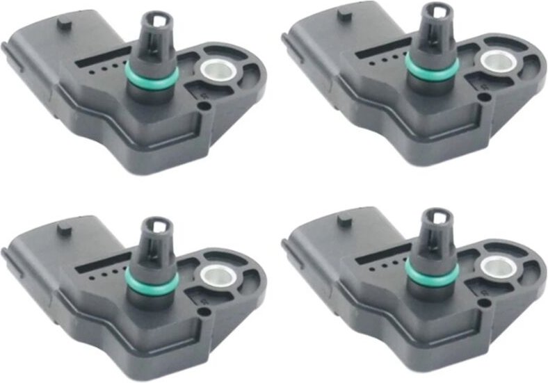 Tlily - 4Pcs 0281002576 Air Intake Manifold Pressure karte Sensoren für-FE-FM fl 0281006102 Boost Sensor